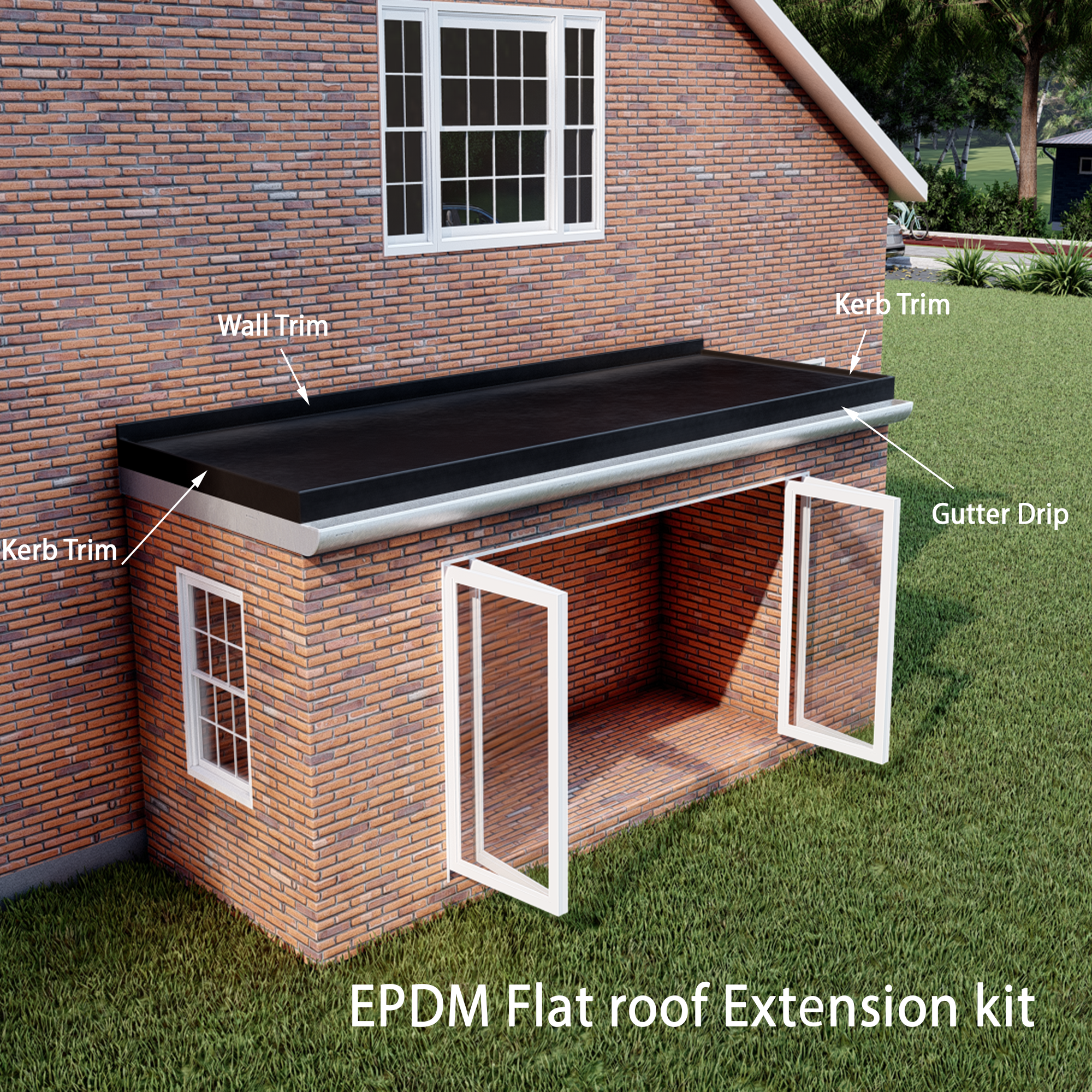 EPDM Rubber Roofing Extension Kit