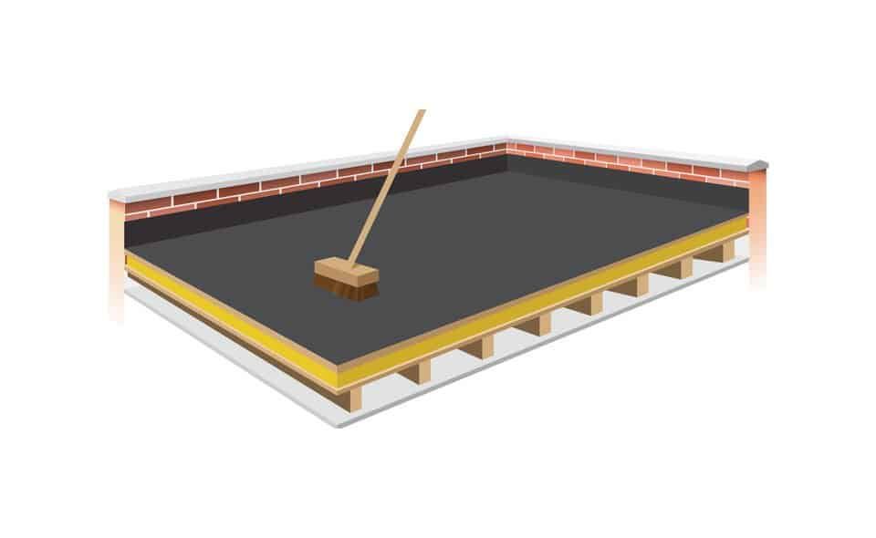 installing the flexi proof epdm membrane fleece backed 2 | Rubber Roofing Direct